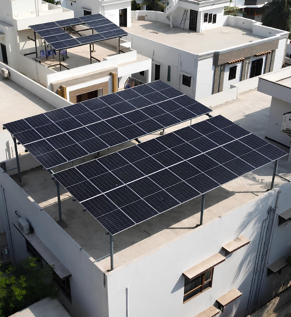 Residential solar installation by MaxGreen Energy